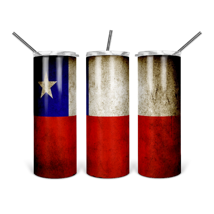 20 oz Blank Straight White Sublimation Tumbler