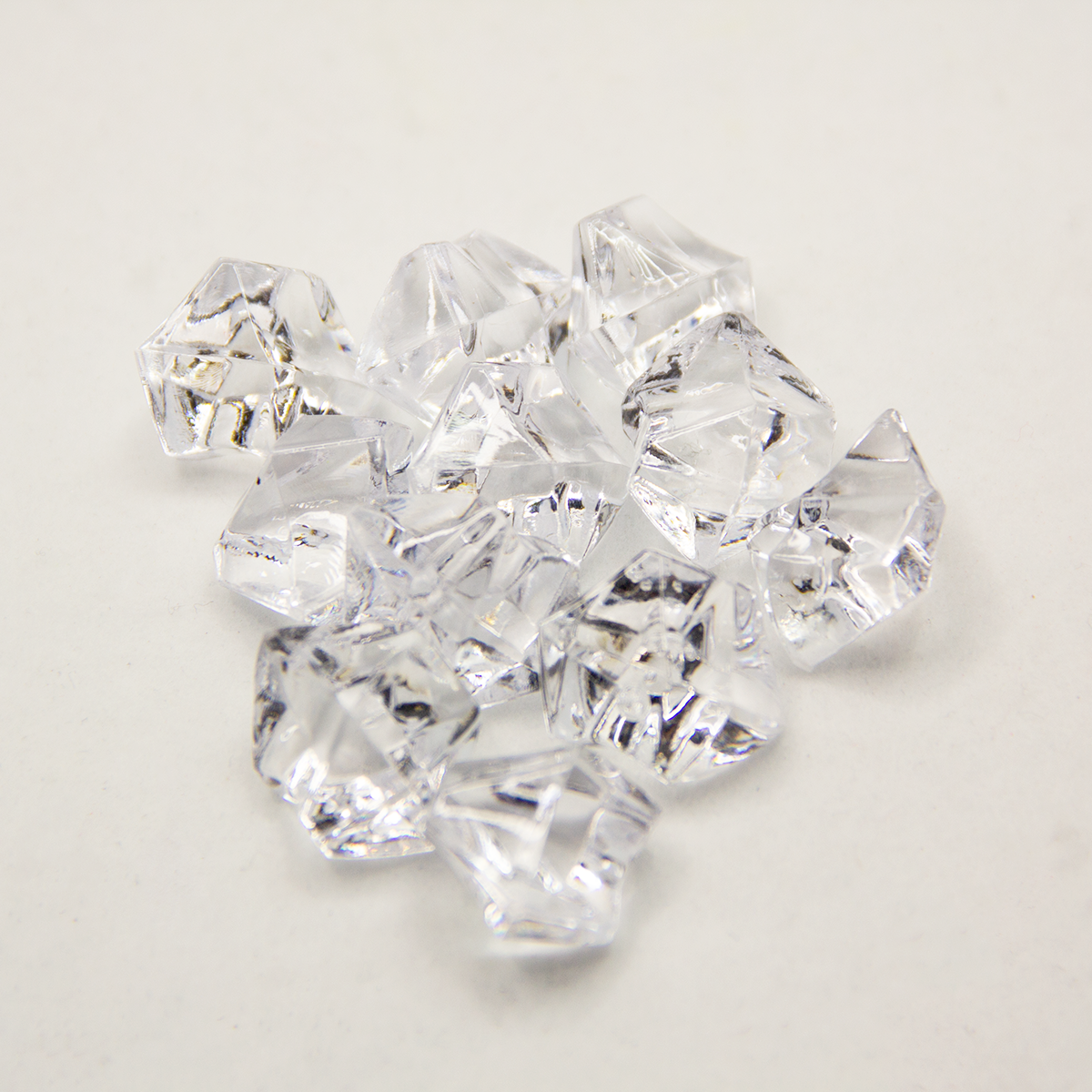 Acrylic Tumbler Shapes - Clear Crystals