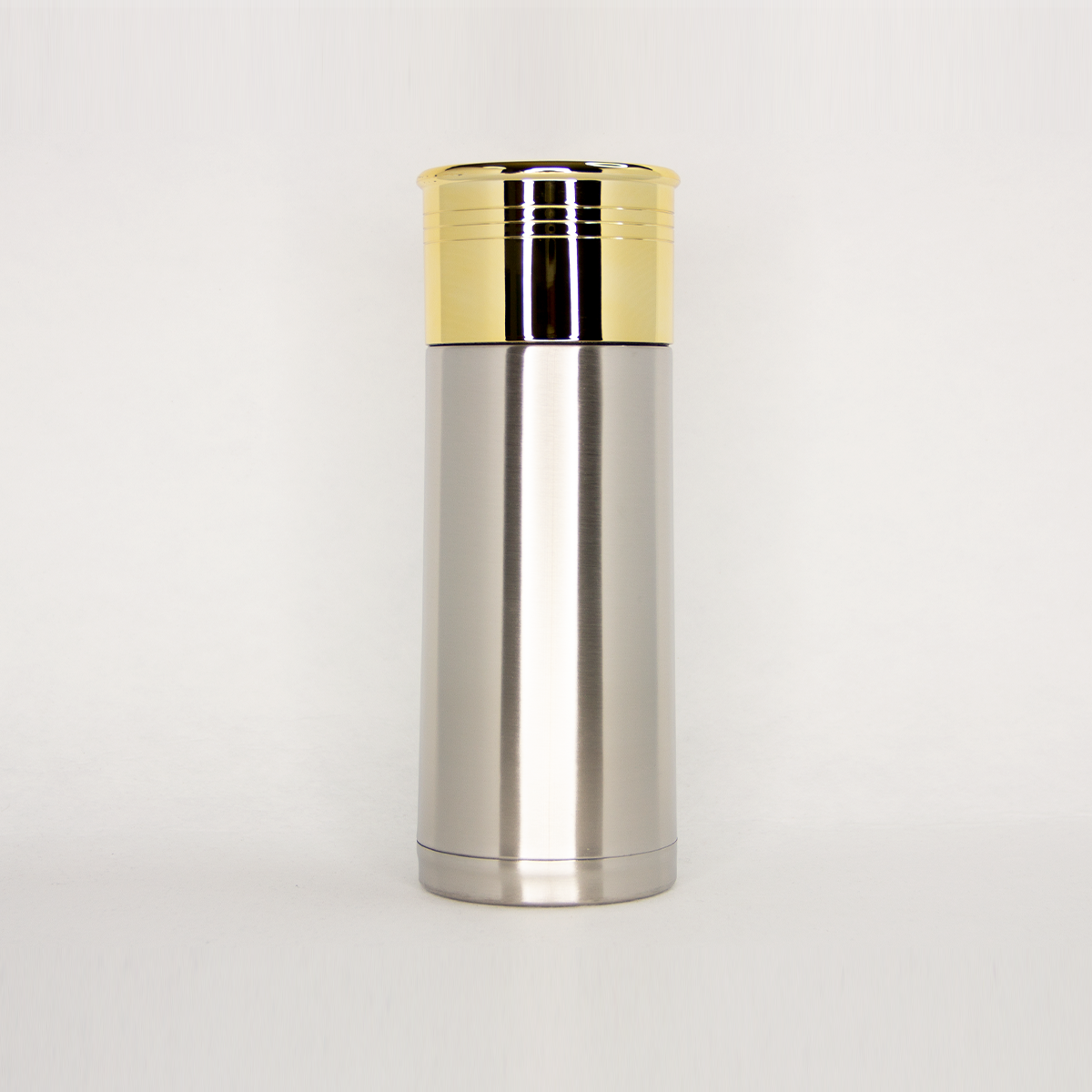 Stainless Steel Silver Shotgun Shell Tumbler